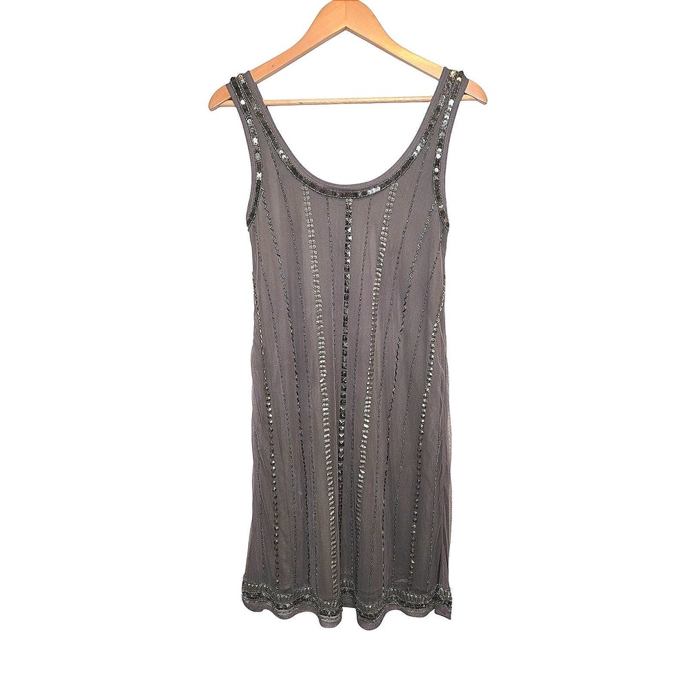 Angie Gray Embellished Mini Dress